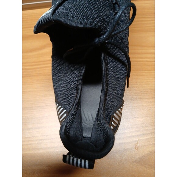 VNANV Black Slip On Designer Fashion Lace Running Shoes Sneakers Size 14 - Picture 14 of 15